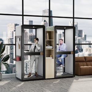 RFG Шумоизолираща акустична кабина Flexi One, 1050 х 1050 х 2240 mm, сива