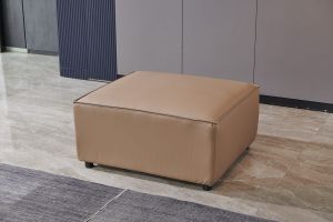 Табуретка RFG Kiano, квадратна, екокожа, 750 х 880 х 420 mm, кафява