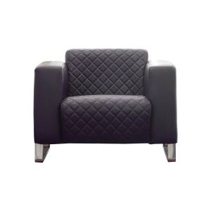 Фотьойл RFG Zelda, екокожа, черна седалка, черна облегалка