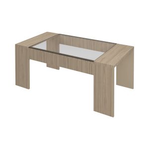 Ниска маса HMS03, 120 x 60 x 45 cm, правоъгълен плот, цвят лукс