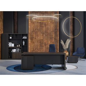 Ниска маса RFG Chicago, 600 х 600 х 420 mm, квадратен плот, ПДЧ 25 mm, дъб Рейн и тъмносиво