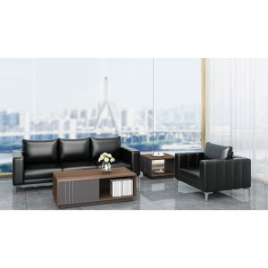 Ниска маса RFG Chicago, 1200 х 600 х 420 mm, правоъгълен плот, ПДЧ 25 mm, дъб Рейн и тъмносиво