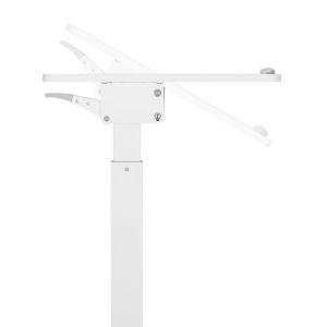 Маса RFG Active, с регулируема височина, 600 х 520 х 758-1128 mm, правоъгълен плот, бяла