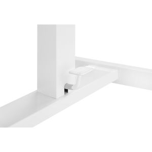 Маса RFG Active, с регулируема височина, 600 х 520 х 758-1128 mm, правоъгълен плот, бяла