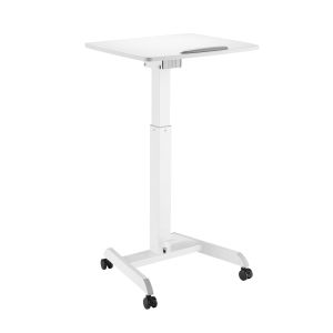 Маса RFG Active, с регулируема височина, 600 х 520 х 758-1128 mm, правоъгълен плот, бяла