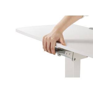 Маса RFG Active, с регулируема височина, 600 х 520 х 758-1128 mm, правоъгълен плот, бяла