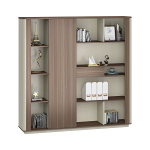 Шкаф RFG Lisabon, 2000 х 400 х 1980 mm, ПДЧ, дъб и сиво