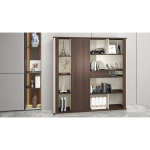 Шкаф RFG Lisabon, 2000 х 400 х 1980 mm, ПДЧ, дъб и сиво