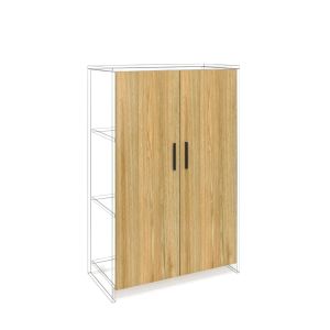 Врата RFG RV7 Monaco, 380 х 18 х 1110 mm, ПДЧ 18 mm, 2 броя в комплект, бряст