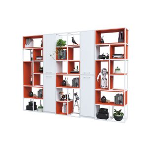 Стелаж RFG Boxi S, метален, 720 х 370 х 2120 mm, бял