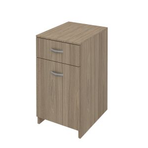 Контейнер за бюро K9, с 1 чекмедже, с врата, 40 x 35 x 58 cm, ПДЧ, цвят лукс