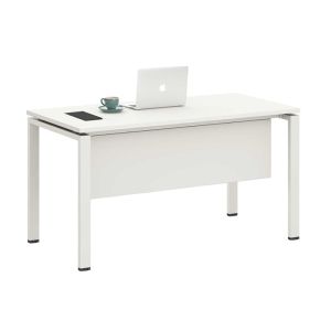 Бюро RFG Monaco, 1400 х 700 х 750 mm, ПДЧ 25 mm, метални крака, бяло