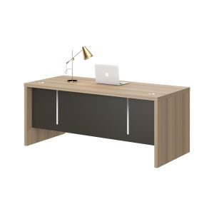 Бюро RFG Milano, 1800 х 790 х 750 mm, ПДЧ 40 mm, светъл дъб и тъмносиво