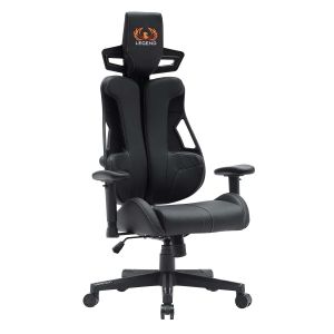 Геймърски стол RFG One Legend, екокожа, Butterfly механизъм, полипропиленова основа, до 150 kg, черен