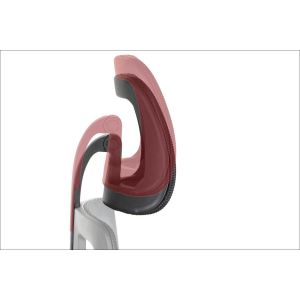 Ергономичен стол RFG Artur HB, дамаска и меш, до 150 kg, черна седалка, черна облегалка