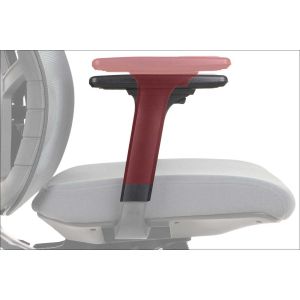 Ергономичен стол RFG Artur HB, дамаска и меш, до 150 kg, черна седалка, черна облегалка