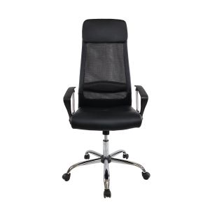 Директорски стол Roby, екокожа, Tilt механизъм, до 130 kg, черен