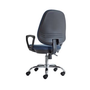 Ергономичен стол RFG Presto Chrome, текстил, до 130 kg, син