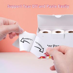 Phomemo Етикети за термопринтер Q22-RMSMLL, на ролка, широчина 50 mm, дължина 3.5 m, 3 броя