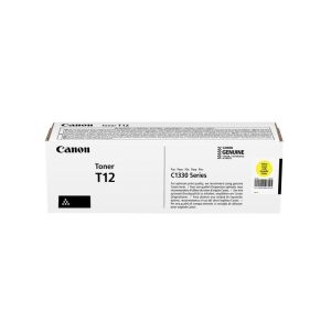 Оригинална тонер касета Canon T12, 5300 страници/5%, Yellow