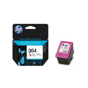 Оригинален патрон HP N9K05AE NO304, 100 страници/5%, Color