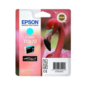 Оригинален патрон Epson T0872, Stylus Photo R1900, 11.4 ml, Cyan