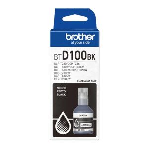Оригинално мастило за принтер Brother BT-D100BK, 7500 страници/5%, Black