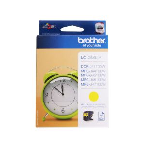 Оригинален патрон Brother LC125XL, J4510DW, 1200 страници/5%, Yellow