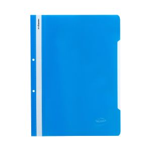 Office 1 Папка, PP, с перфорация, синя, 50 броя