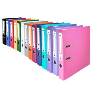 Office 1 Класьор, 5 cm, PP, с метален кант, бял