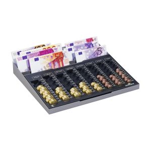 Durable Монетник Uroboard, в евро, XL, пластмасов, сив