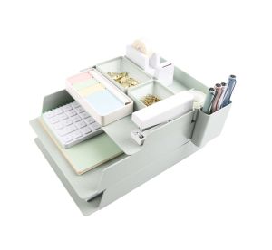 Sworld Хоризонтална поставка-органайзер, бяла