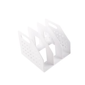 Sworld Вертикална поставка, тройна, бяла