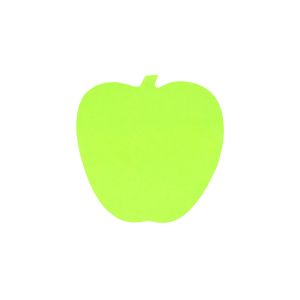 Stick'n Самозалепващи се листчета Ябълка, неонови, зелени, 50 листа