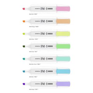 Zebra Текст маркер FM-1 Mild, 3.5 mm, розов