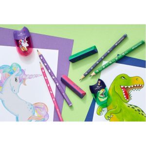 Faber-Castell Острилка Динозавър, двойна