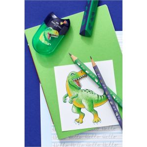Faber-Castell Острилка Динозавър, двойна
