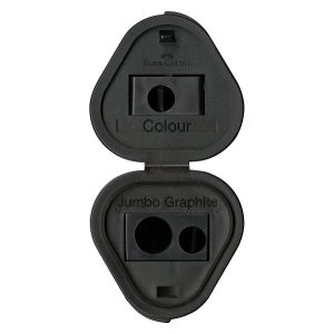 Faber-Castell Острилка Grip 2001 Trio, сива, 2 броя