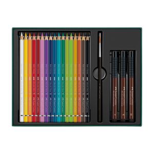 Faber-Castell Комплект моливи Albrecht Durer и тънкописци Pitt, 21 части
