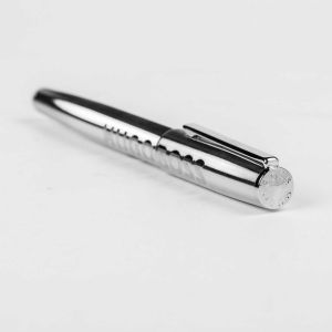 Hugo Boss Писалка Label, в кутия, сребриста