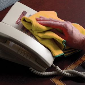 Микрофибърна кърпа Kimberly-Clark WypAll 8394, 40 х 40 cm, жълта, 6 броя