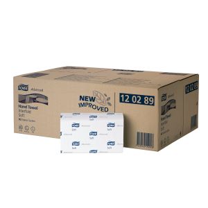 Кърпи за ръце Tork Advanced H2, двупластови, целулозни, 180 къса, 21 броя