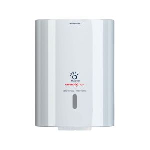 Диспенсър за кухненска ролка Papernet Centrefeed, бял, 20.5 x 21.5 cm, 22.1 х 22.5 х 30.4 cm