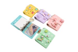 Sworld Тефтер ME, с 3 ринга, ластик, бели листове, 40 листа, жълт