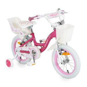 Byox Велосипед Flower, 14'', детски, розов