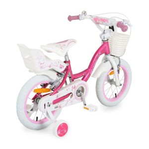 Byox Велосипед Flower, 14'', детски, розов