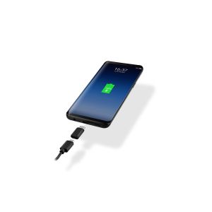 Адаптер TNB, Micro USB към USB Type-C, черен