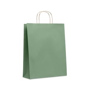 More Than Gifts Хартиена торбичка Paper Tone, размер L, 32 х 12 х 40 cm, зелена