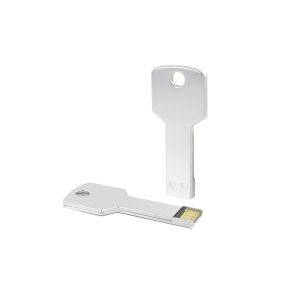 Office 1 USB флаш памет Stick key, USB 2.0, 8 GB, с форма на ключ, сребриста