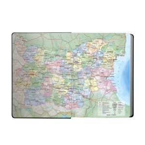 Календар-бележник Стил, без дати, А5, червен